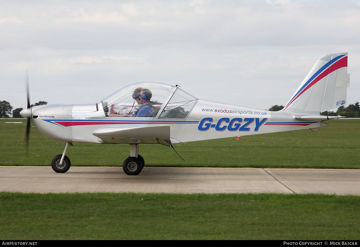 Aircraft Photo of G-CGZY | Cosmik EV-97 TeamEurostar UK | Exodus Airsports | AirHistory.net #291293
