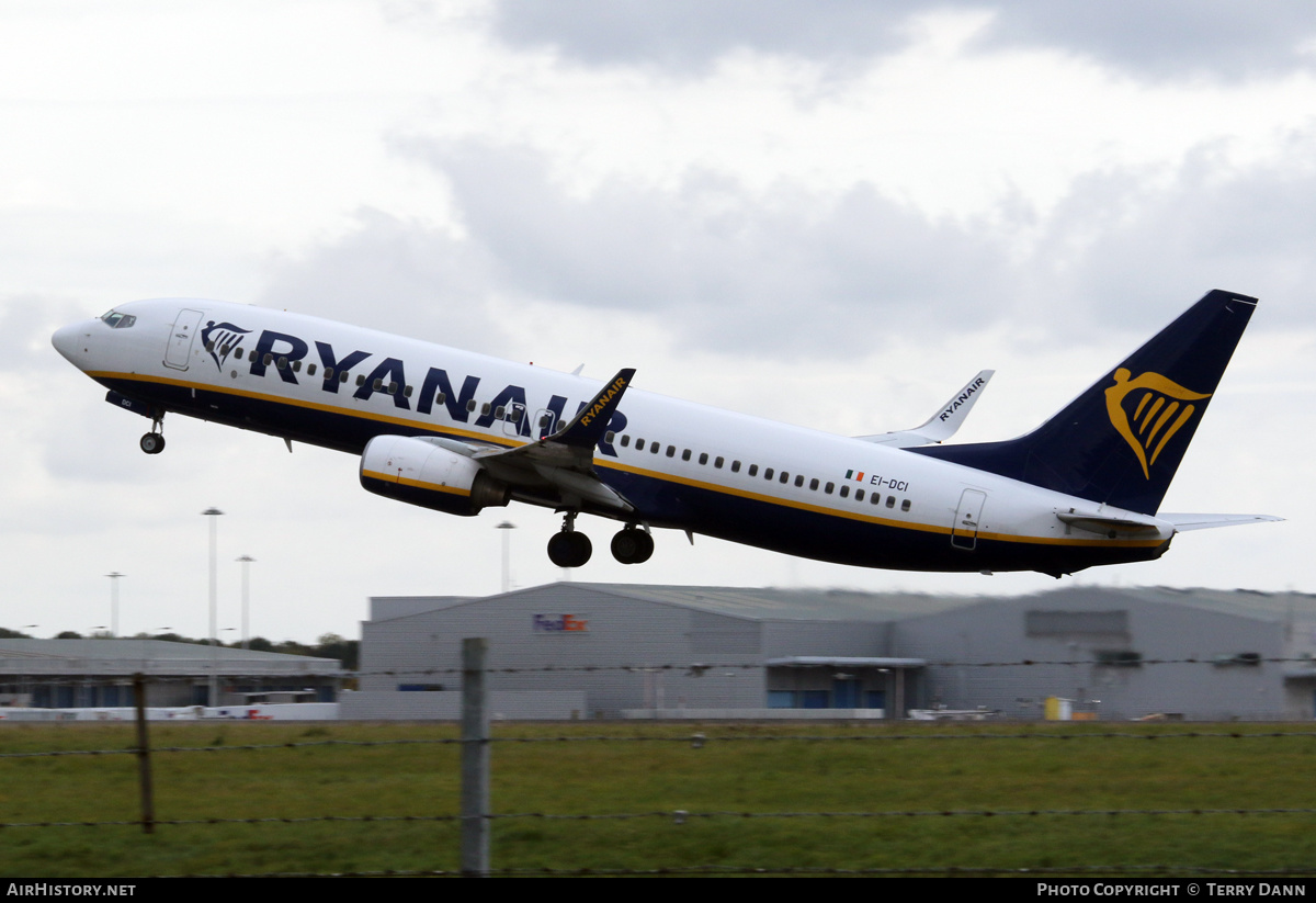 Aircraft Photo of EI-DCI | Boeing 737-8AS | Ryanair | AirHistory.net #291312