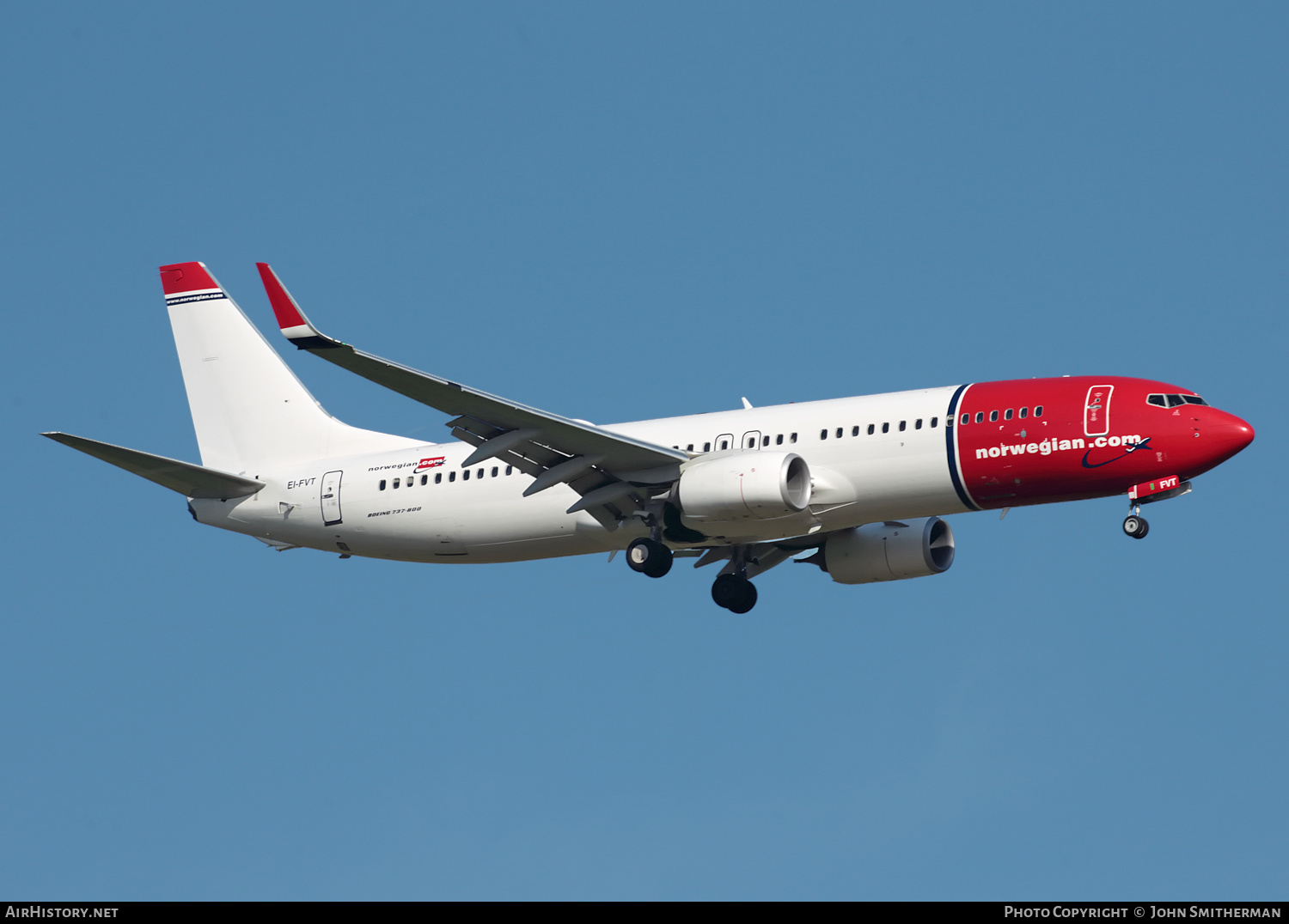 Aircraft Photo of EI-FVT | Boeing 737-8JP | Norwegian | AirHistory.net #291324