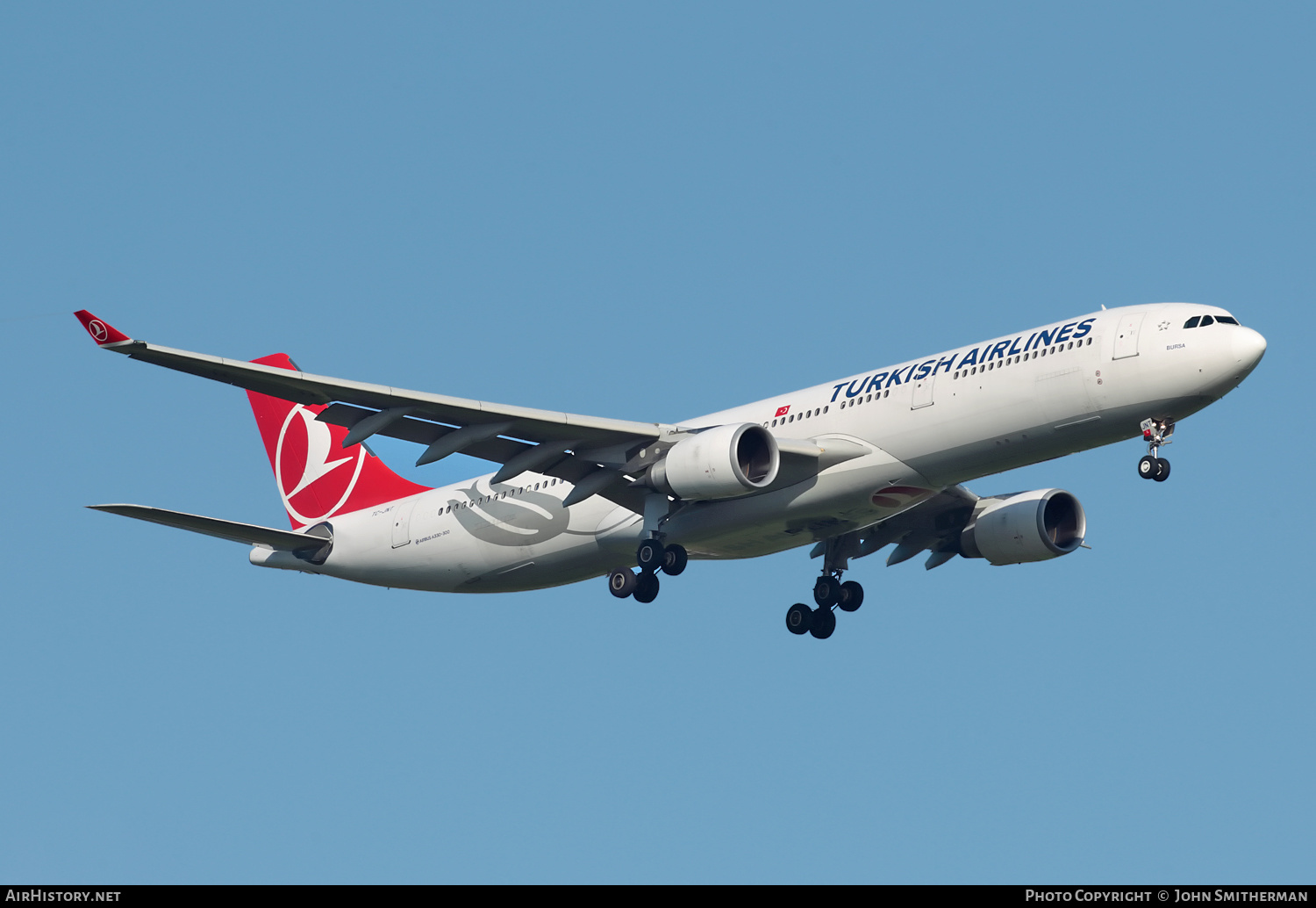 Aircraft Photo of TC-JNT | Airbus A330-303 | Turkish Airlines | AirHistory.net #291325