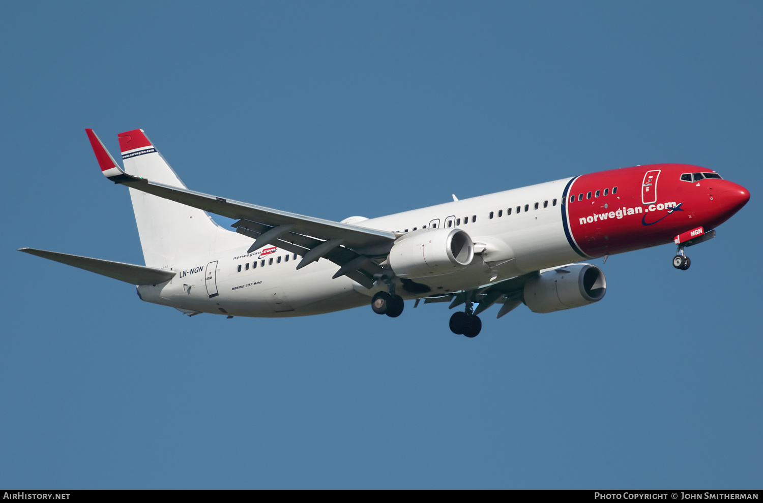 Aircraft Photo of LN-NGN | Boeing 737-8JP | Norwegian | AirHistory.net #291331
