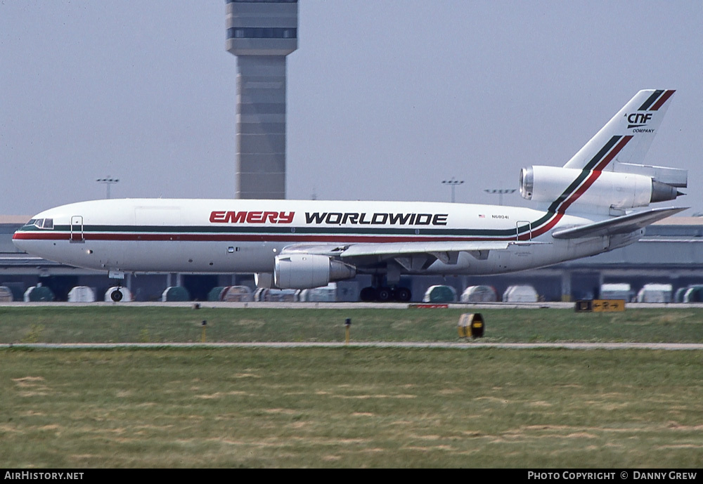 Aircraft Photo of N68041 | McDonnell Douglas DC-10-10 | Emery Worldwide | AirHistory.net #291357