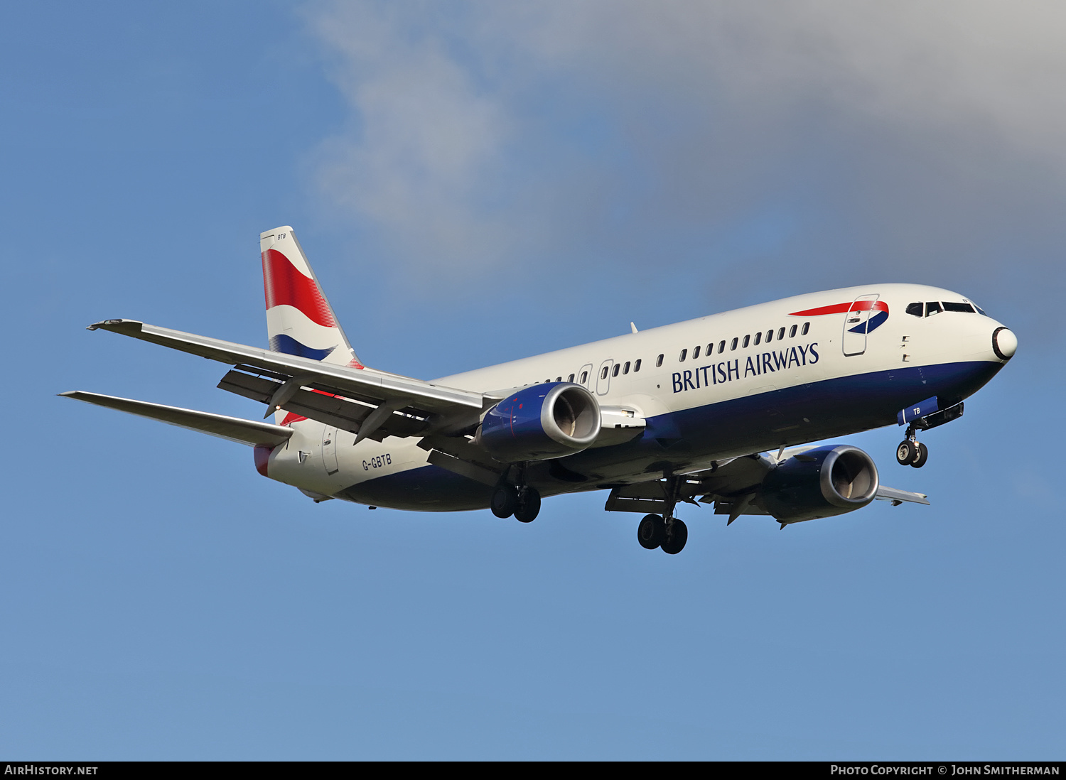 Aircraft Photo of G-GBTB | Boeing 737-436 | British Airways | AirHistory.net #291361