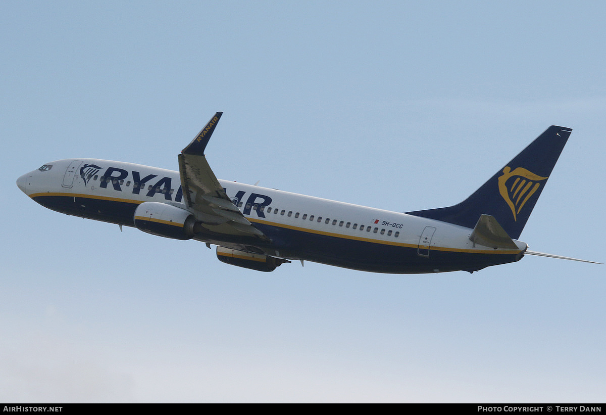Aircraft Photo of 9H-QCC | Boeing 737-8AS | Ryanair | AirHistory.net #291380
