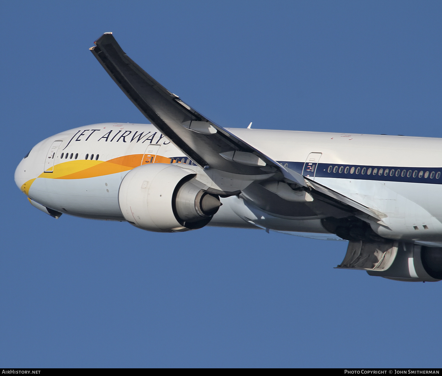 Aircraft Photo of VT-JEK | Boeing 777-35E/ER | Jet Airways | AirHistory.net #291398