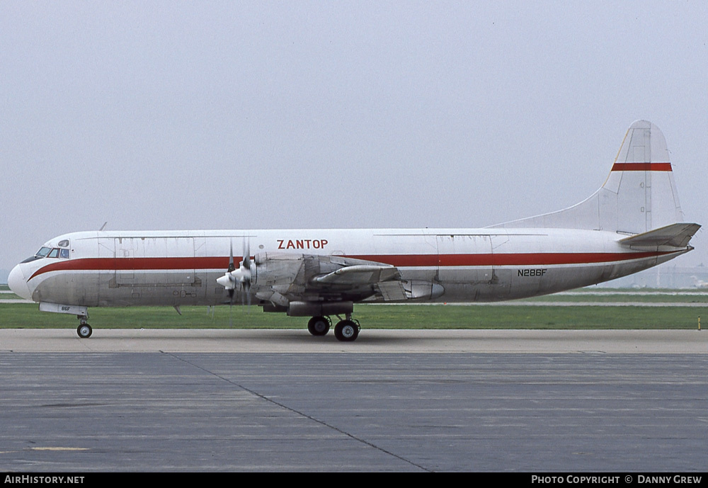 Aircraft Photo of N286F | Lockheed L-188C(F) Electra | Zantop International Airlines | AirHistory.net #291436