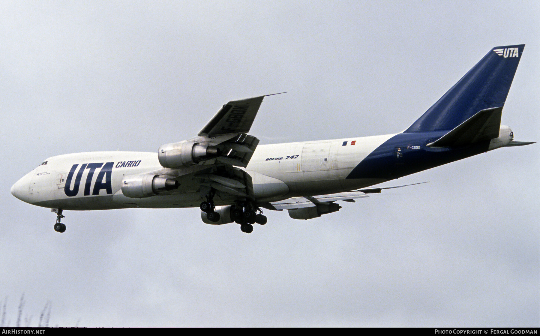 Aircraft Photo of F-GBOX | Boeing 747-2B3F/SCD | UTA - Union de Transports Aériens Cargo | AirHistory.net #291437