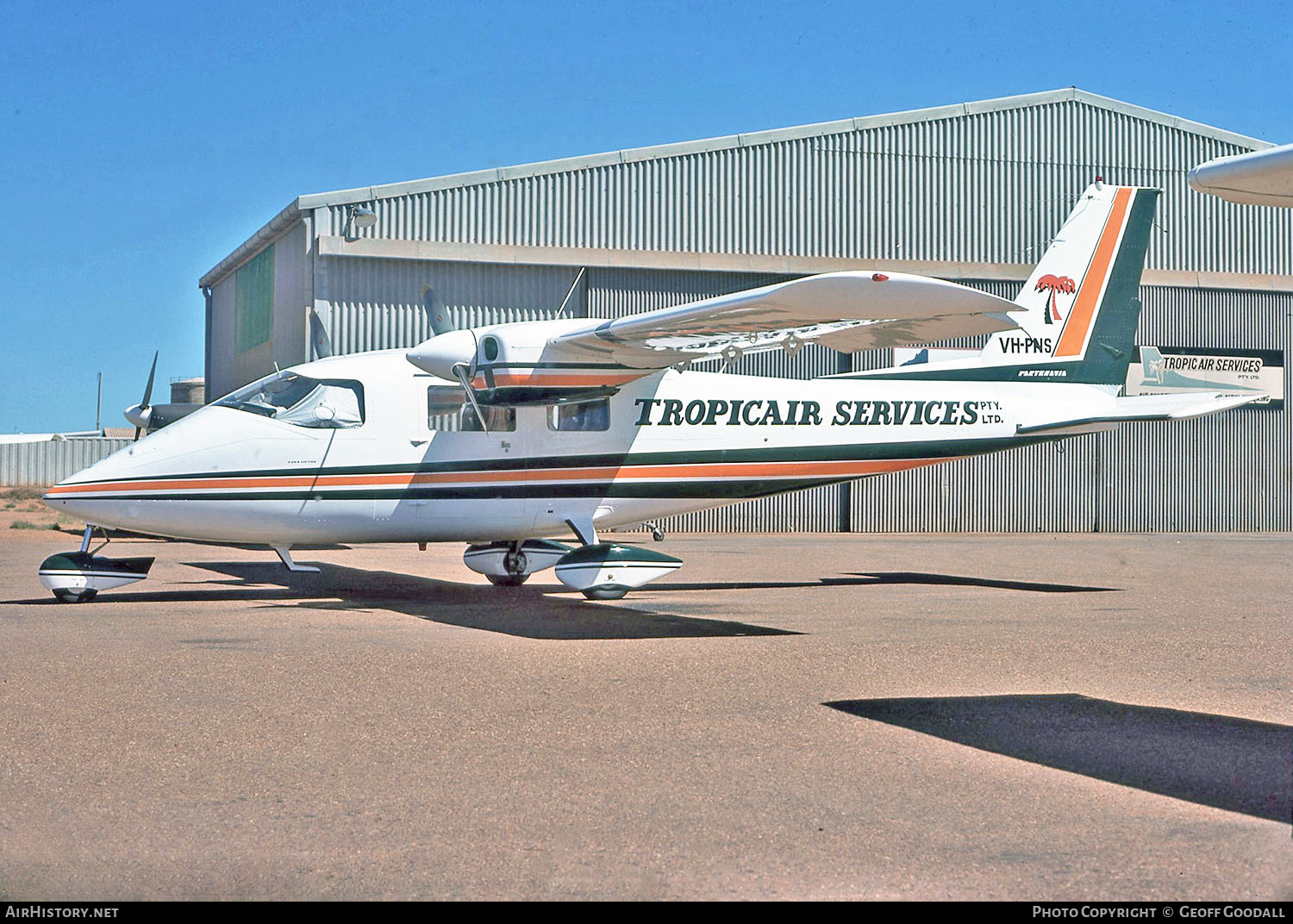 Aircraft Photo of VH-PNS | Partenavia P-68B | Tropicair Services | AirHistory.net #291461