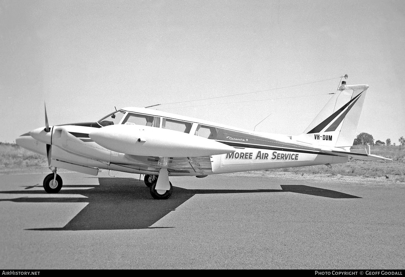 Aircraft Photo of VH-DUM | Piper PA-30-160 Twin Comanche B | Moree Air Services | AirHistory.net #291463