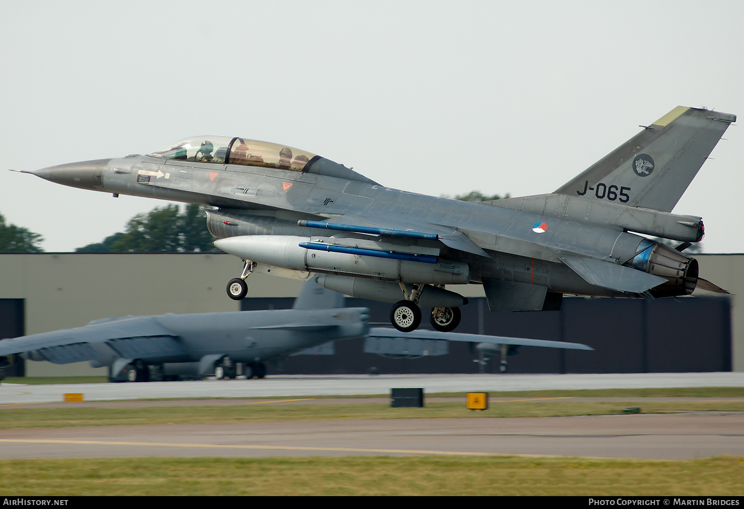 Aircraft Photo of J-065 | General Dynamics F-16BM Fighting Falcon | Netherlands - Air Force | AirHistory.net #291468