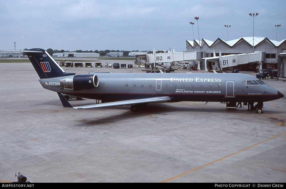 Aircraft Photo of N623BR | Bombardier CRJ-200ER (CL-600-2B19) | United Express | AirHistory.net #291482