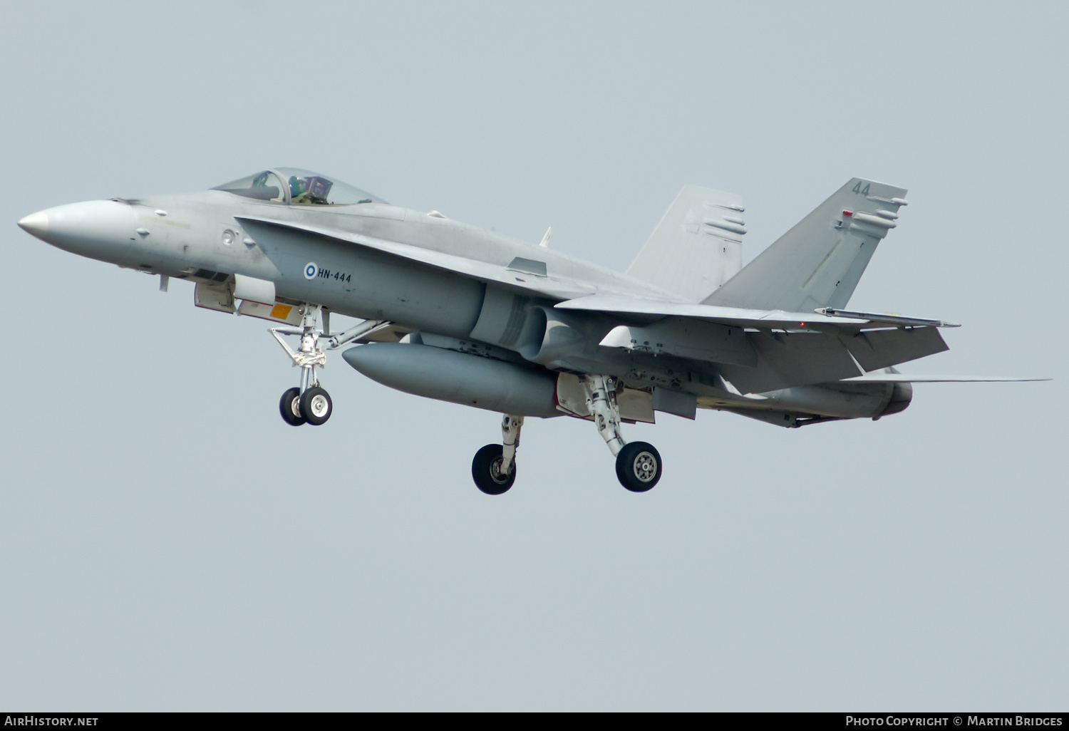 Aircraft Photo of HN-444 | McDonnell Douglas F/A-18C Hornet | Finland - Air Force | AirHistory.net #291486