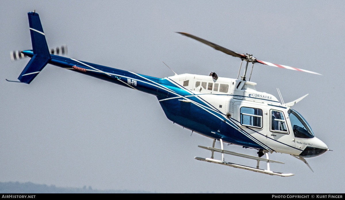 Aircraft Photo of VH-FYH | Bell 206B JetRanger II | Corsaire Aviation | AirHistory.net #291517