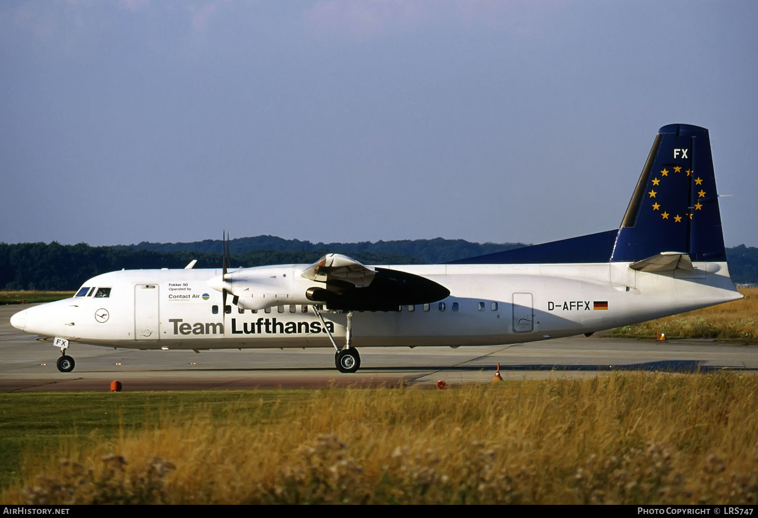 Aircraft Photo of D-AFFX | Fokker 50 | Team Lufthansa | AirHistory.net #291530