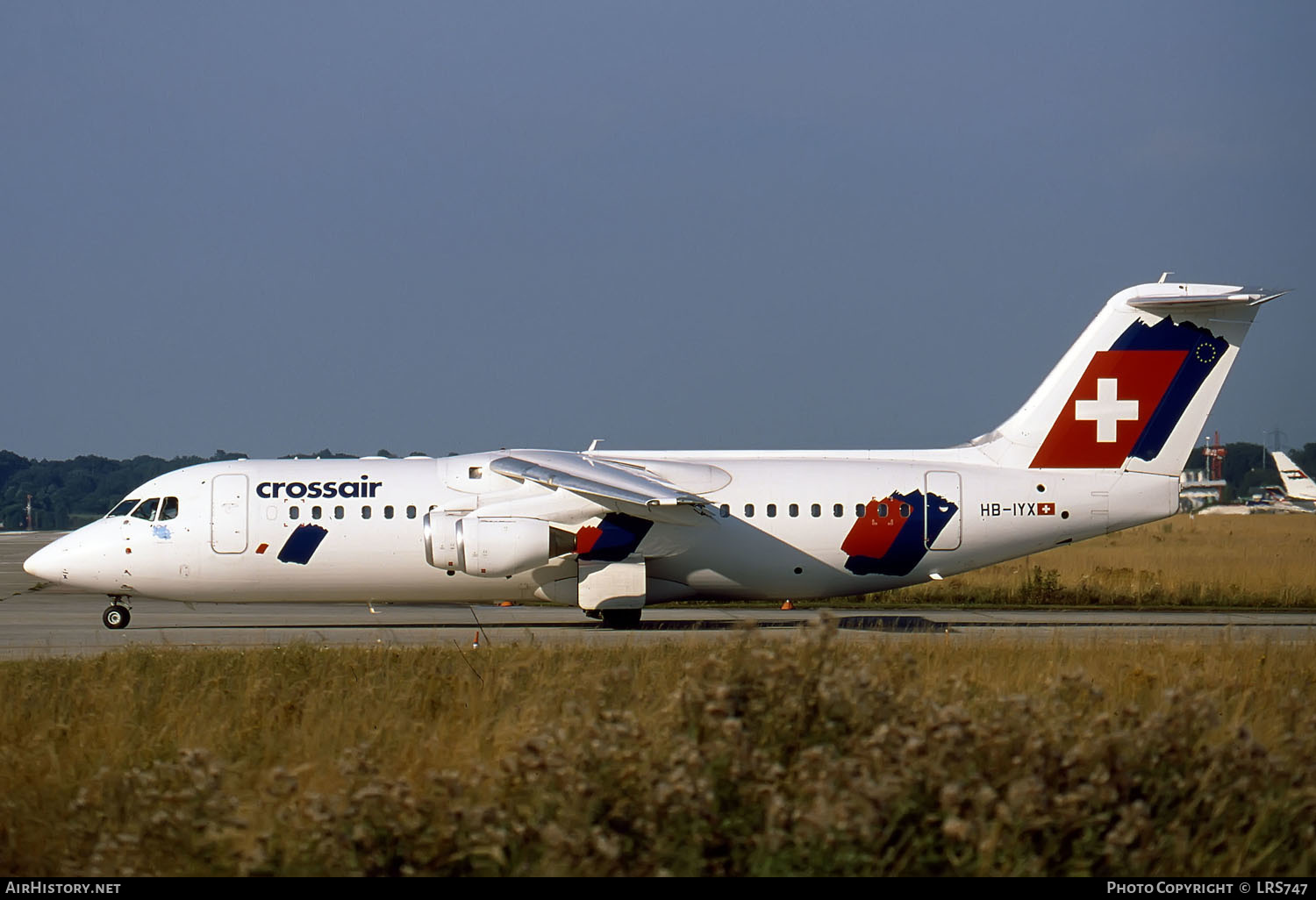 Aircraft Photo of HB-IYX | British Aerospace Avro 146-RJ100 | Crossair | AirHistory.net #291531