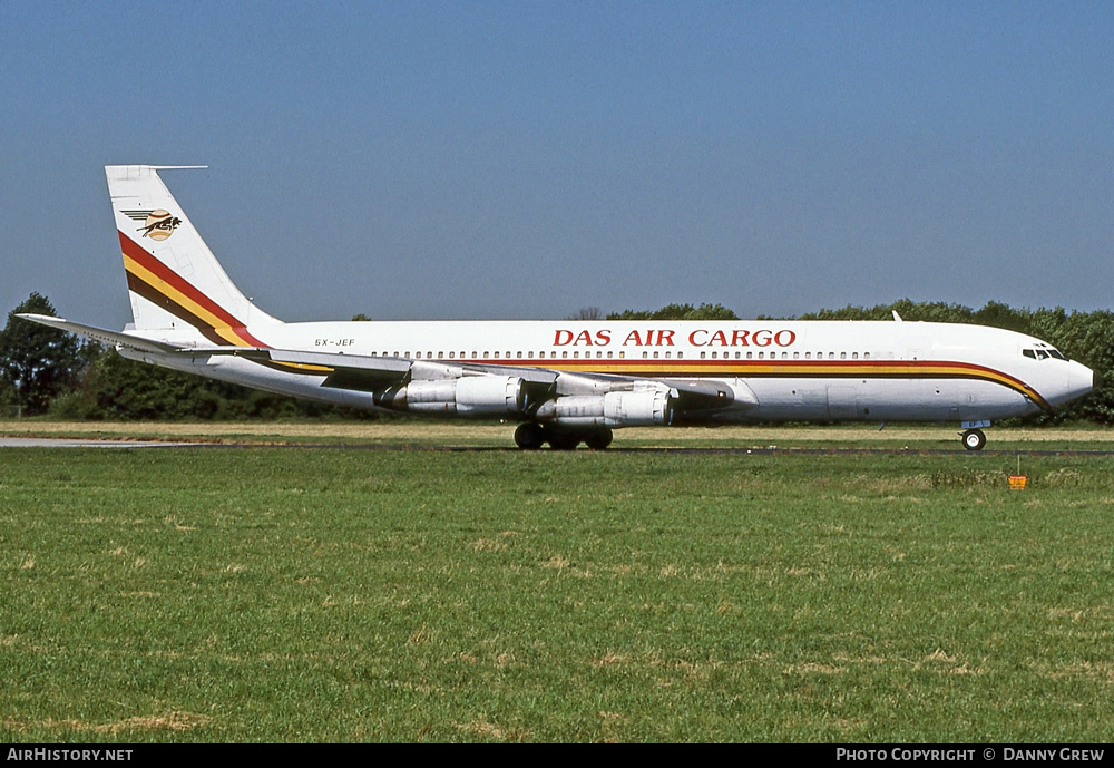 Aircraft Photo of 5X-JEF | Boeing 707-379C | DAS Air Cargo - Dairo Air Services | AirHistory.net #291549