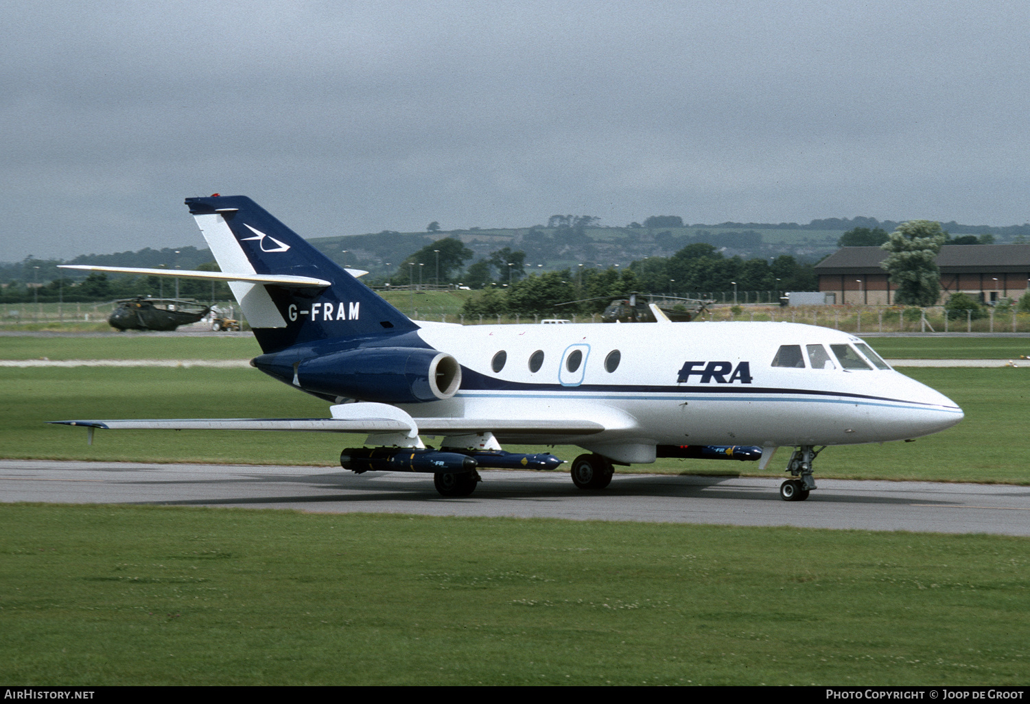 Aircraft Photo of G-FRAM | Dassault Falcon 20EW | FRA - FR Aviation | AirHistory.net #291554