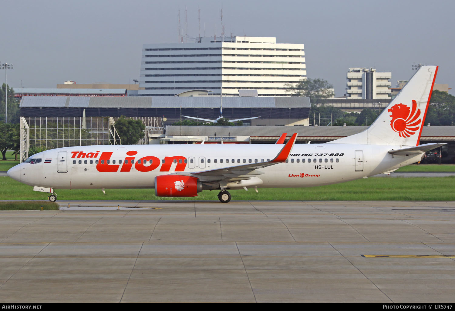 Aircraft Photo of HS-LUL | Boeing 737-8GP | Thai Lion Air | AirHistory.net #291558