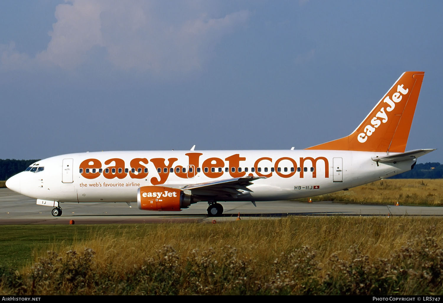 Aircraft Photo of HB-IIJ | Boeing 737-33V | EasyJet | AirHistory.net #291602