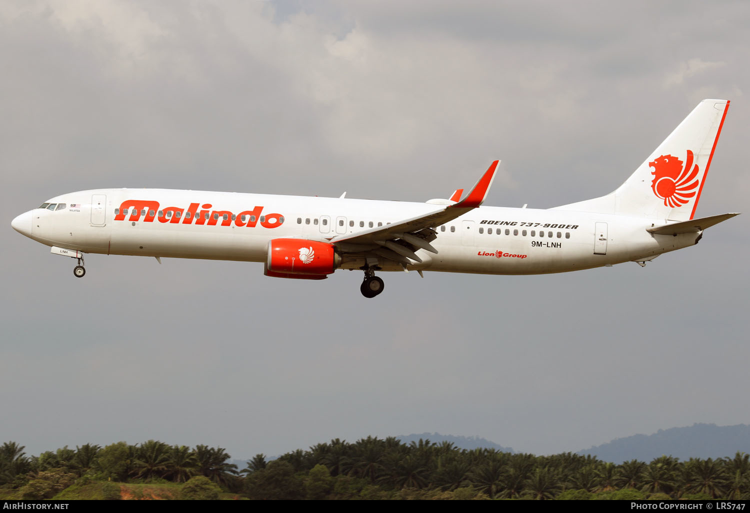 Aircraft Photo of 9M-LNH | Boeing 737-9GP/ER | Malindo Air | AirHistory.net #291610