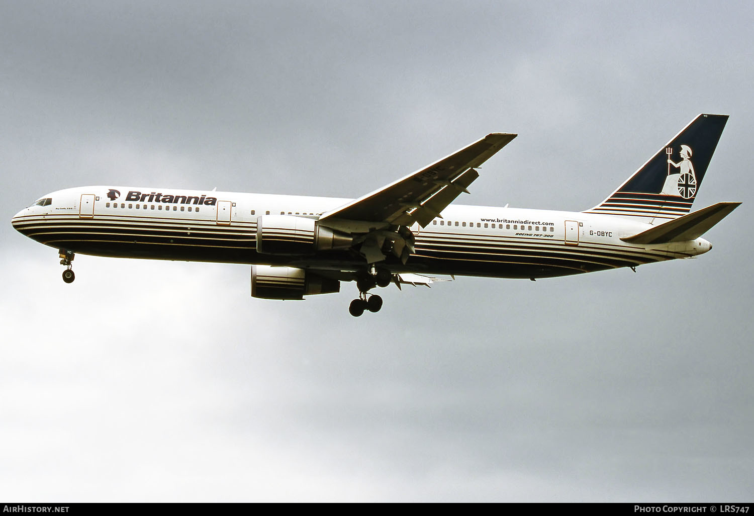 Aircraft Photo of G-OBYC | Boeing 767-304/ER | Britannia Airways | AirHistory.net #291619