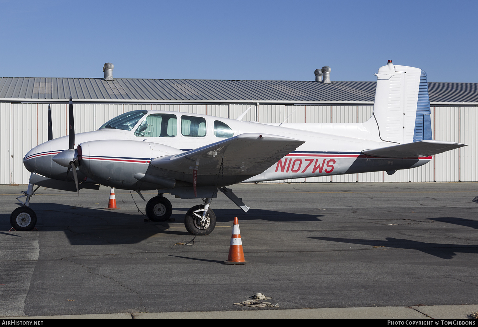 Aircraft Photo of N107WS | Beech G50 Twin Bonanza | AirHistory.net #291625