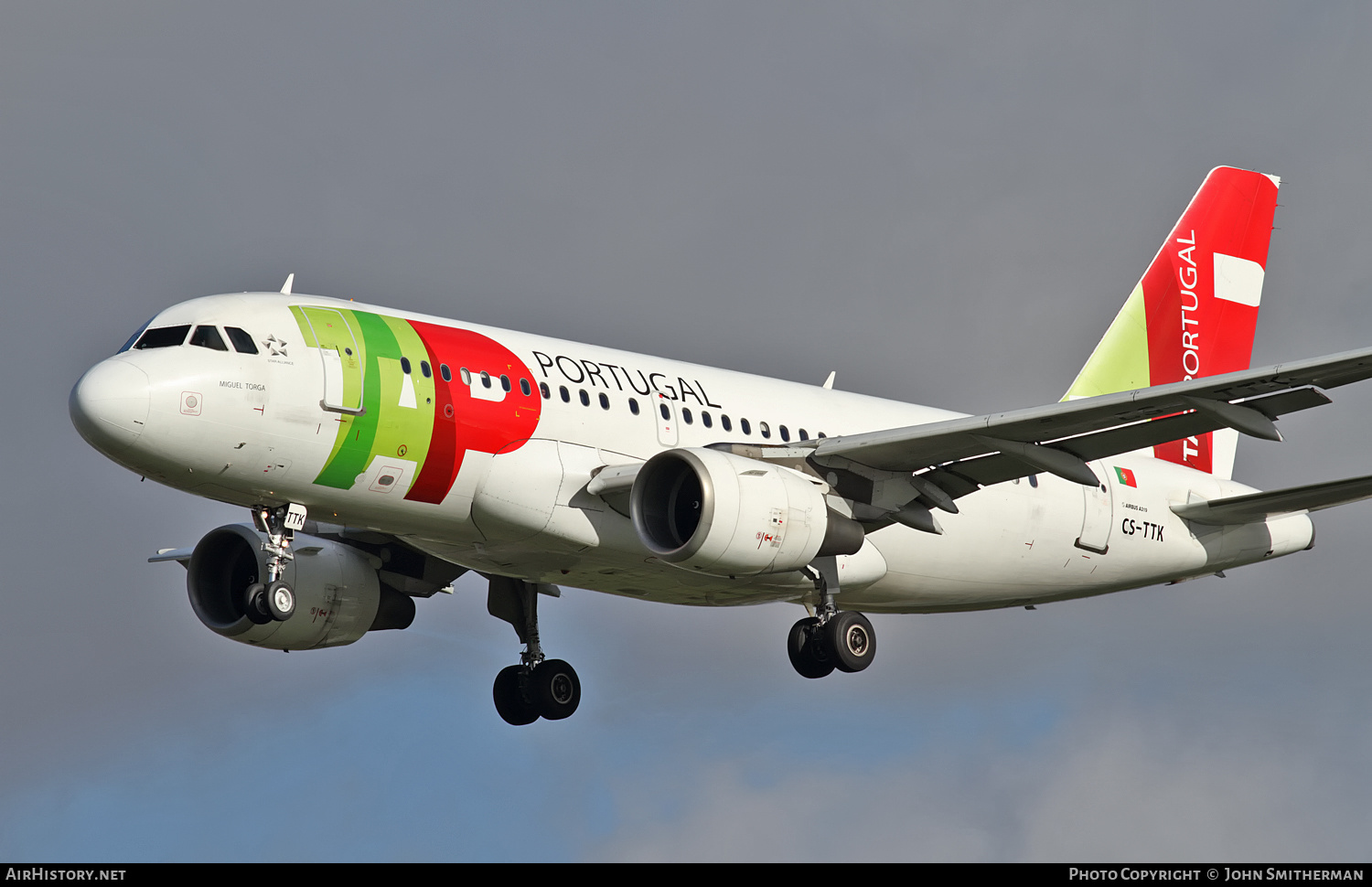 Aircraft Photo of CS-TTK | Airbus A319-111 | TAP Portugal | AirHistory.net #291626