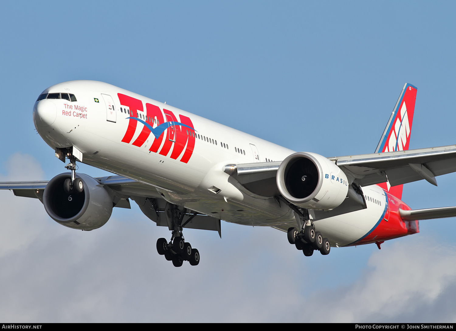 Aircraft Photo of PT-MUD | Boeing 777-32W/ER | TAM Linhas Aéreas | AirHistory.net #291657