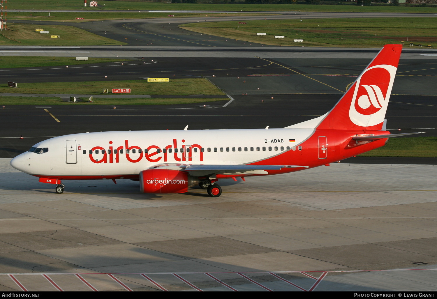 Aircraft Photo of D-ABAB | Boeing 737-76Q | Air Berlin | AirHistory.net #291675