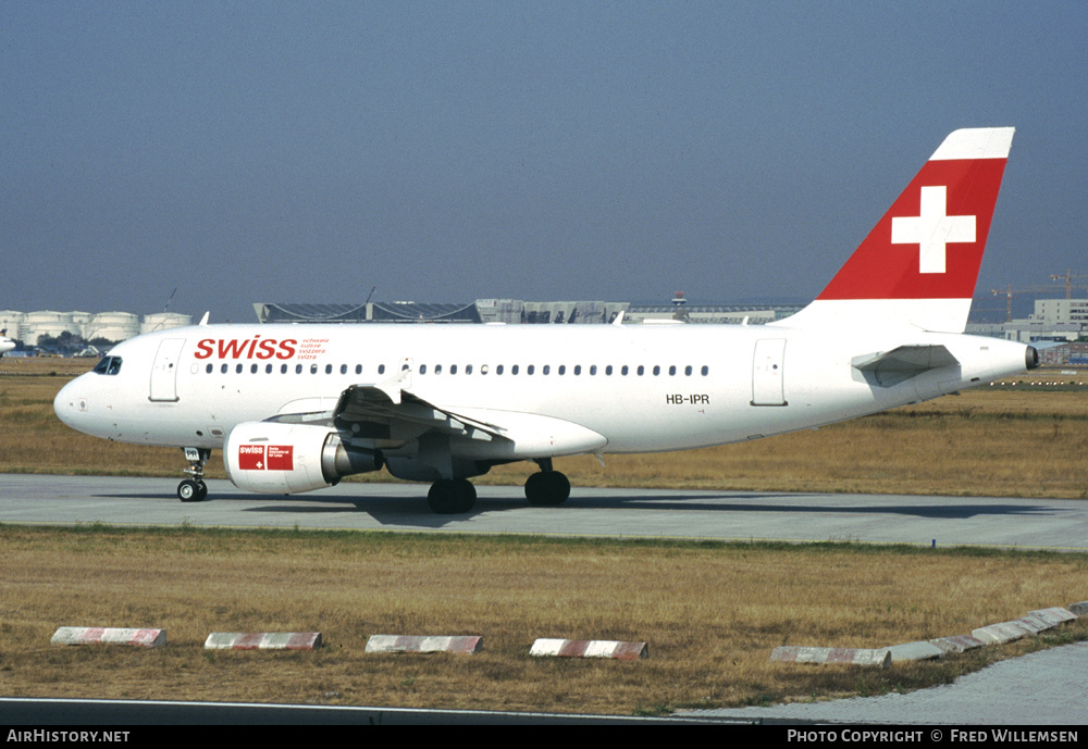 Aircraft Photo of HB-IPR | Airbus A319-112 | Swiss International Air Lines | AirHistory.net #291689