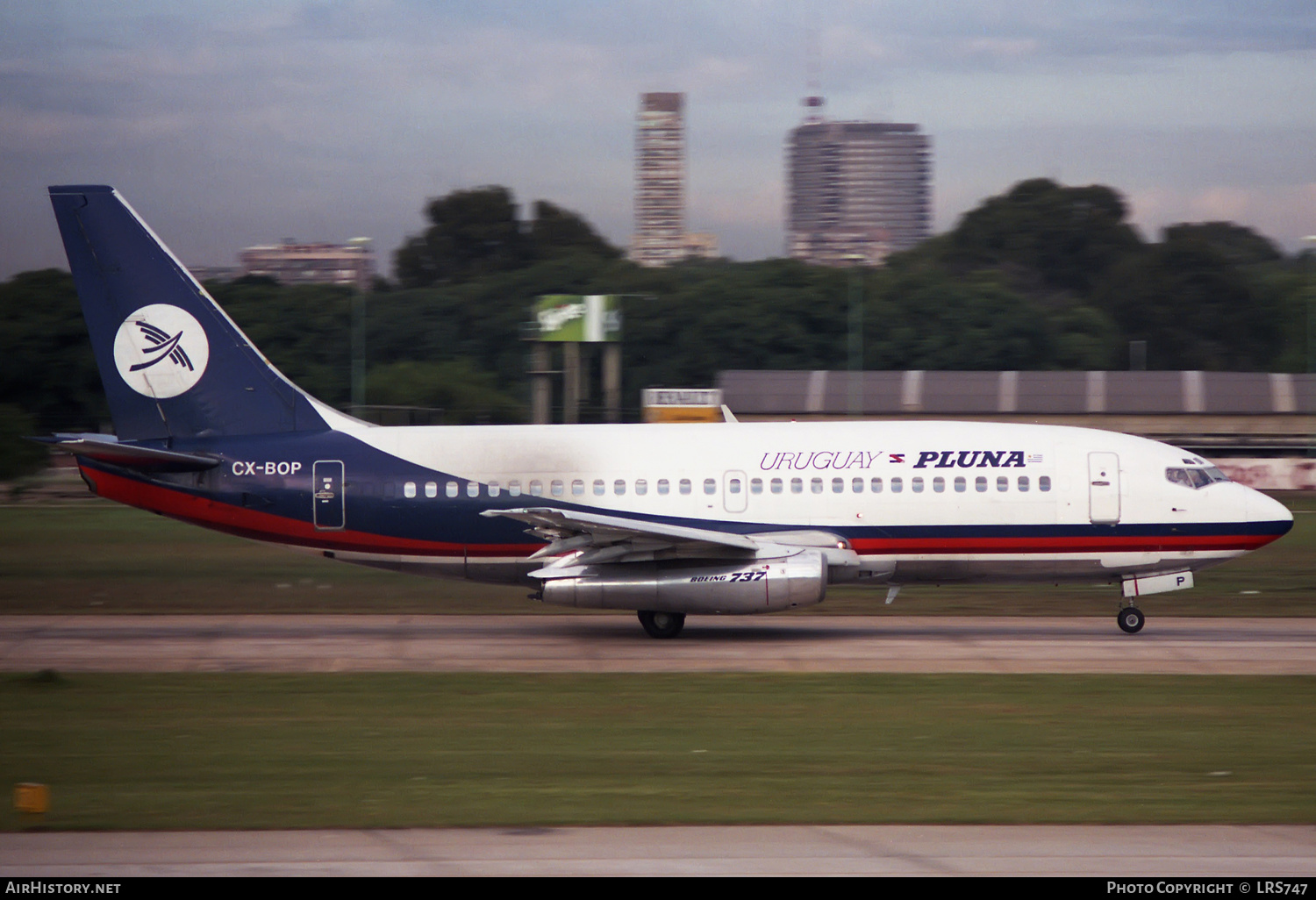 Aircraft Photo of CX-BOP | Boeing 737-2A3/Adv | PLUNA Líneas Aéreas Uruguayas | AirHistory.net #291704