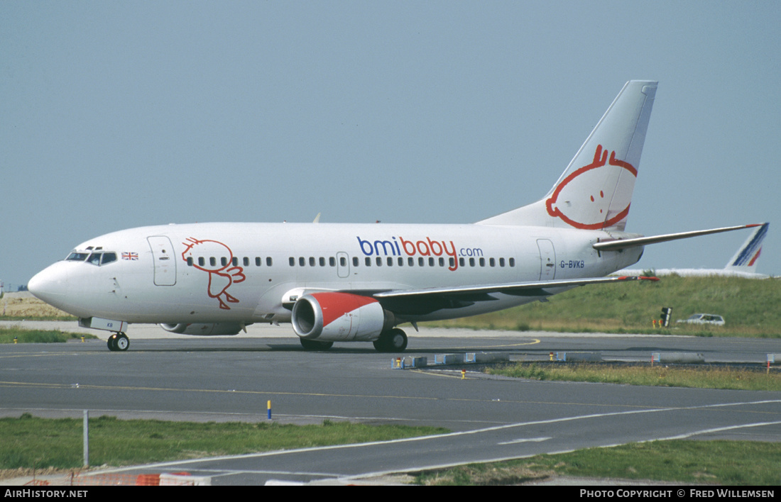 Aircraft Photo of G-BVKB | Boeing 737-59D | Bmibaby | AirHistory.net #291718