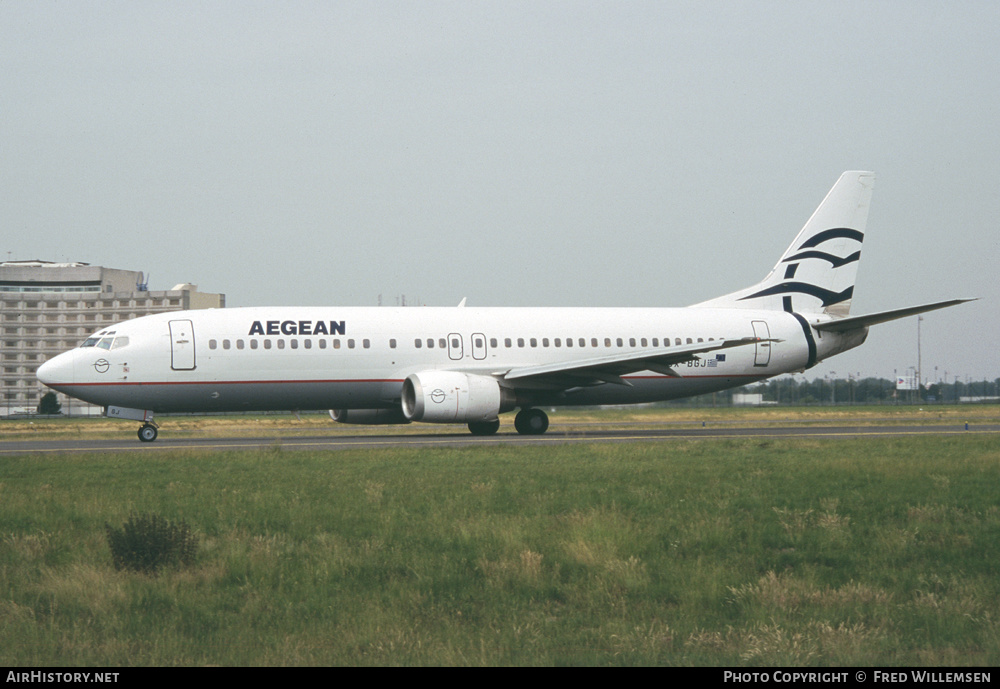 Aircraft Photo of SX-BGJ | Boeing 737-4S3 | Aegean Airlines | AirHistory.net #291731