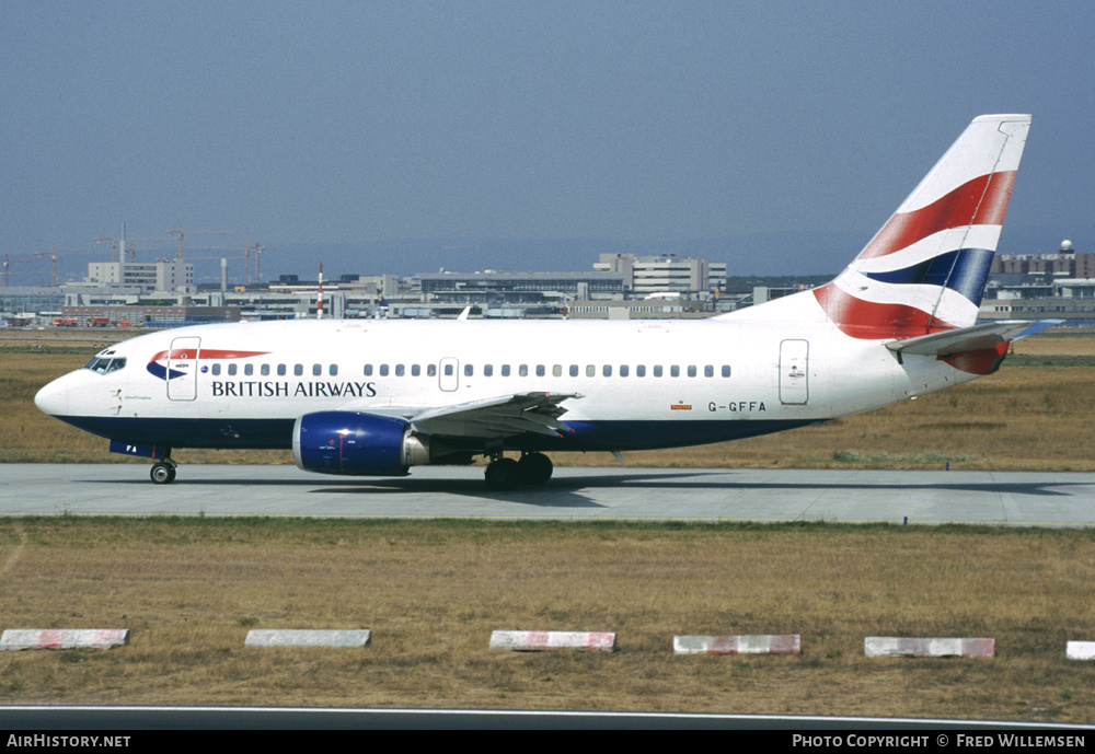 Aircraft Photo of G-GFFA | Boeing 737-59D | British Airways | AirHistory.net #291738