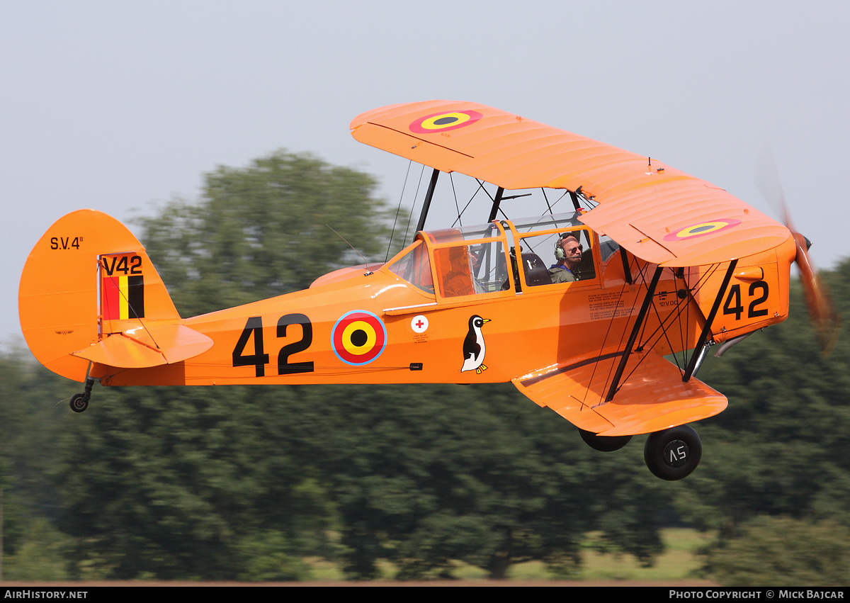 Aircraft Photo of OO-WIL / V42 | Stampe-Vertongen SV-4B | Belgium - Air Force | AirHistory.net #291741