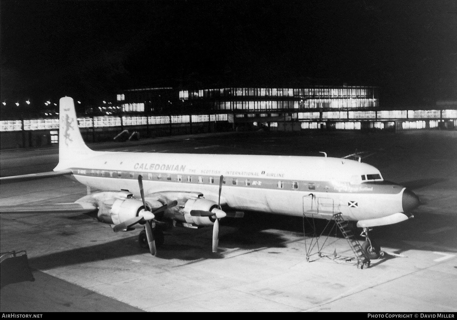Aircraft Photo of G-ARYE | Douglas DC-7C | Caledonian Airways | AirHistory.net #291769