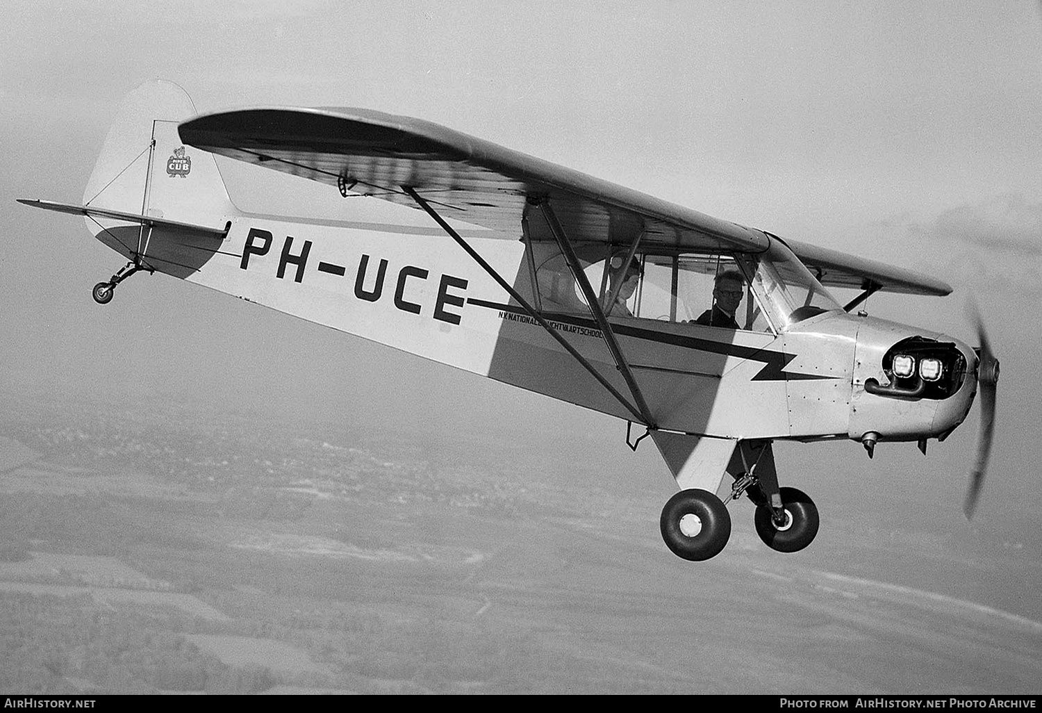 Aircraft Photo of PH-UCE | Piper J-3C-65 Cub | Nationale Luchtvaart School - NLS | AirHistory.net #291778