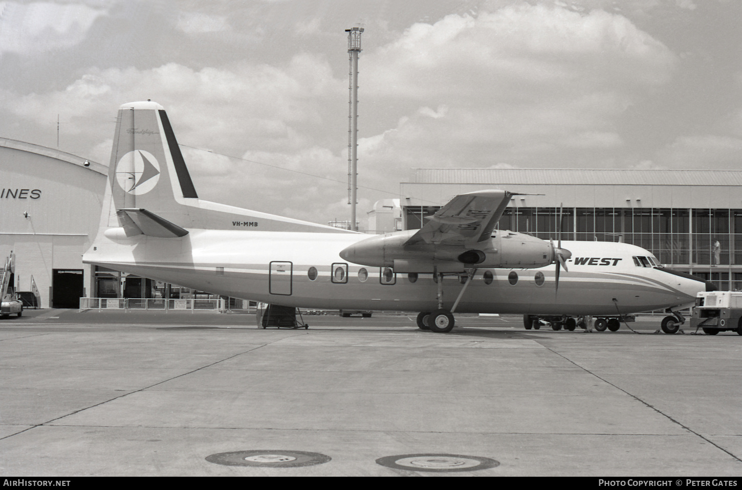 Aircraft Photo of VH-MMB | Fokker F27-300 Friendship | East-West Airlines | AirHistory.net #291781