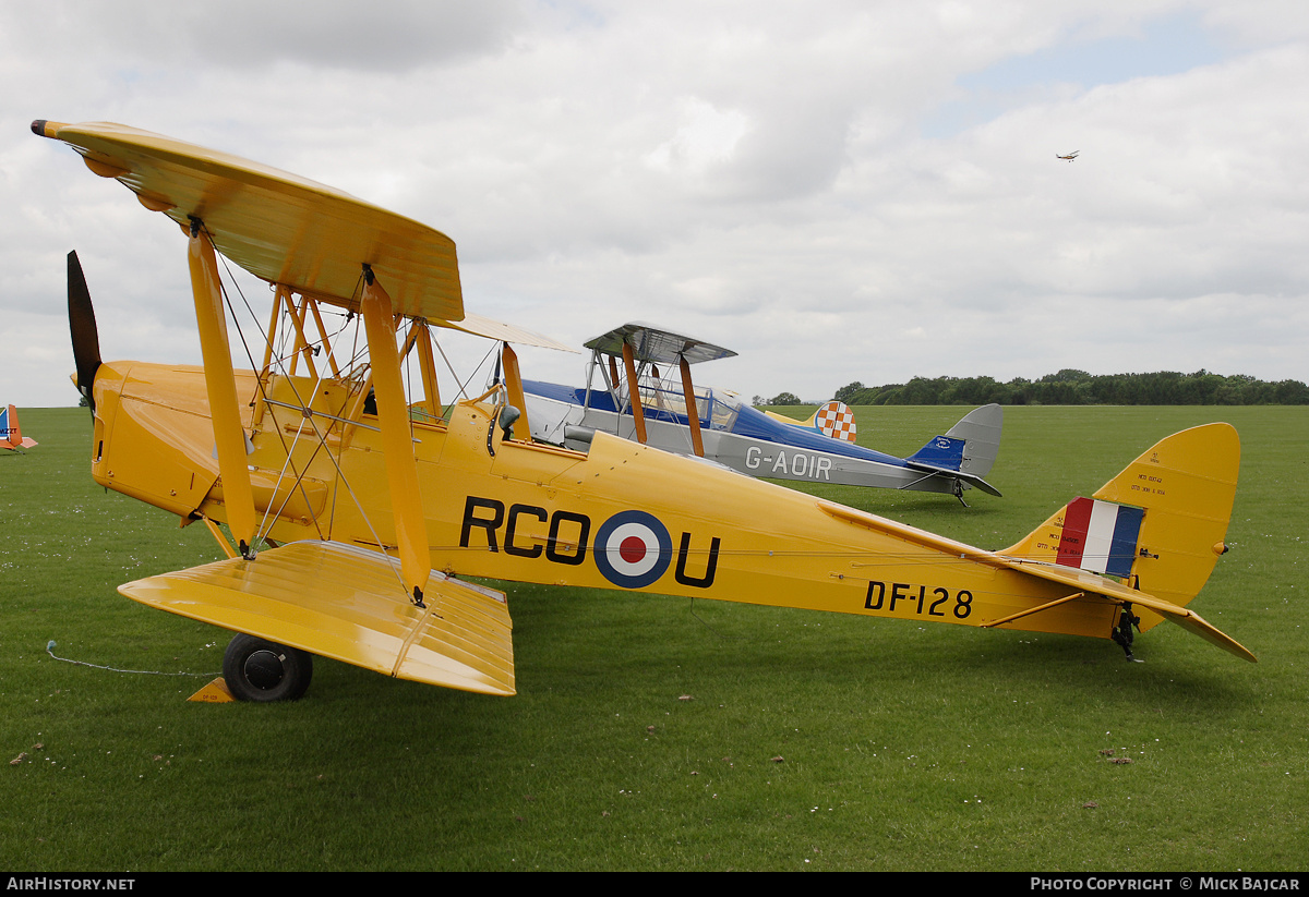 Aircraft Photo of G-AOJJ / DF128 | De Havilland D.H. 82A Tiger Moth II | UK - Air Force | AirHistory.net #291792