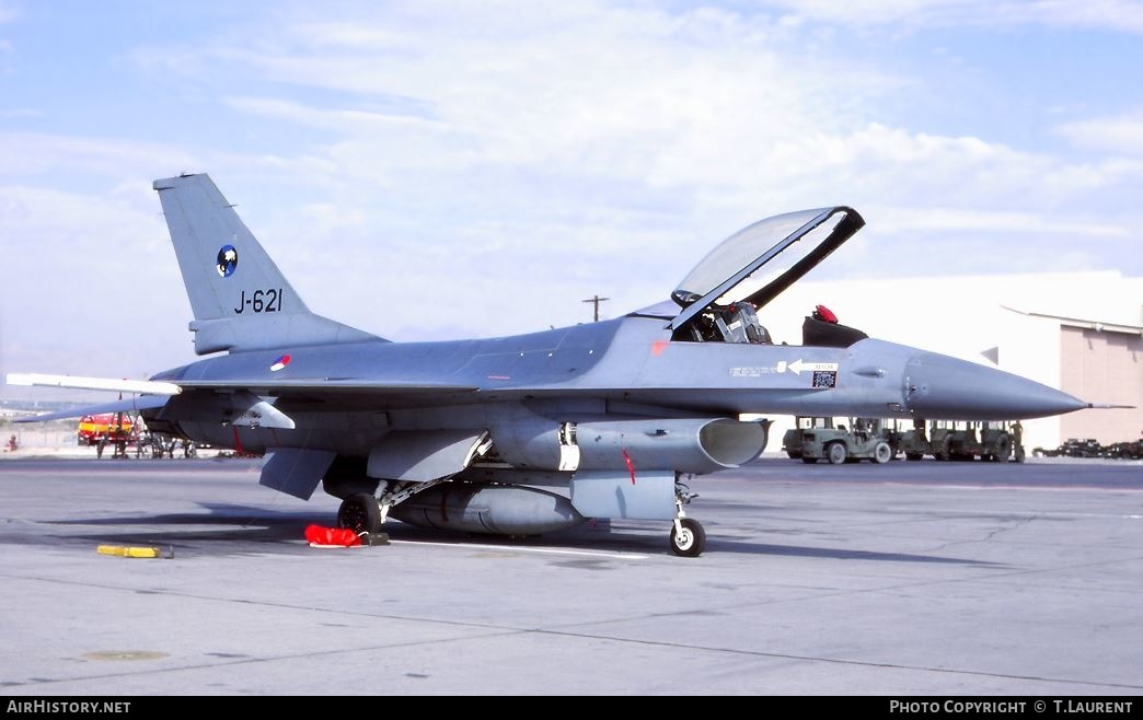 Aircraft Photo of J-621 | General Dynamics F-16A Fighting Falcon | Netherlands - Air Force | AirHistory.net #291802