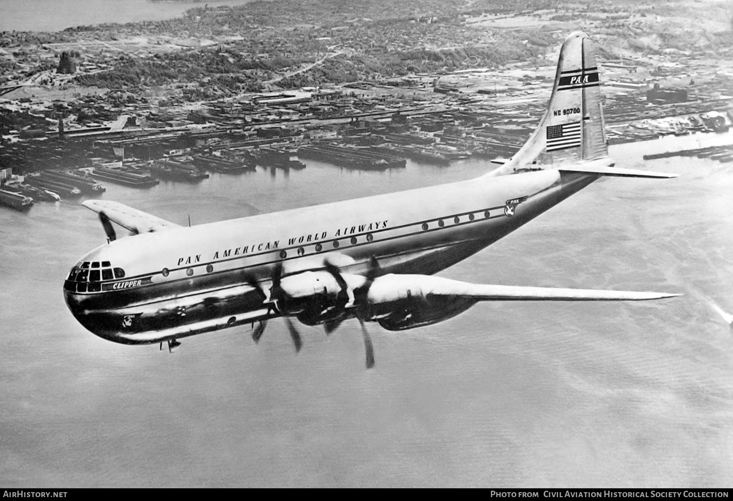 Aircraft Photo of NC90700 | Boeing 377-10-19 Stratocruiser | Pan American World Airways - PAA | AirHistory.net #291803