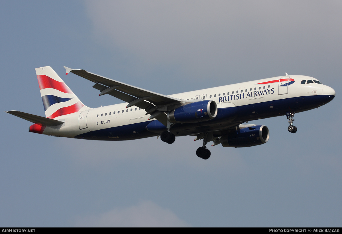 Aircraft Photo of G-EUUV | Airbus A320-232 | British Airways | AirHistory.net #291807