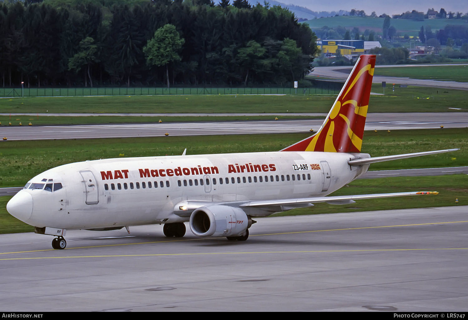Aircraft Photo of Z3-ARF | Boeing 737-3H9 | MAT - Macedonian Airlines | AirHistory.net #291811