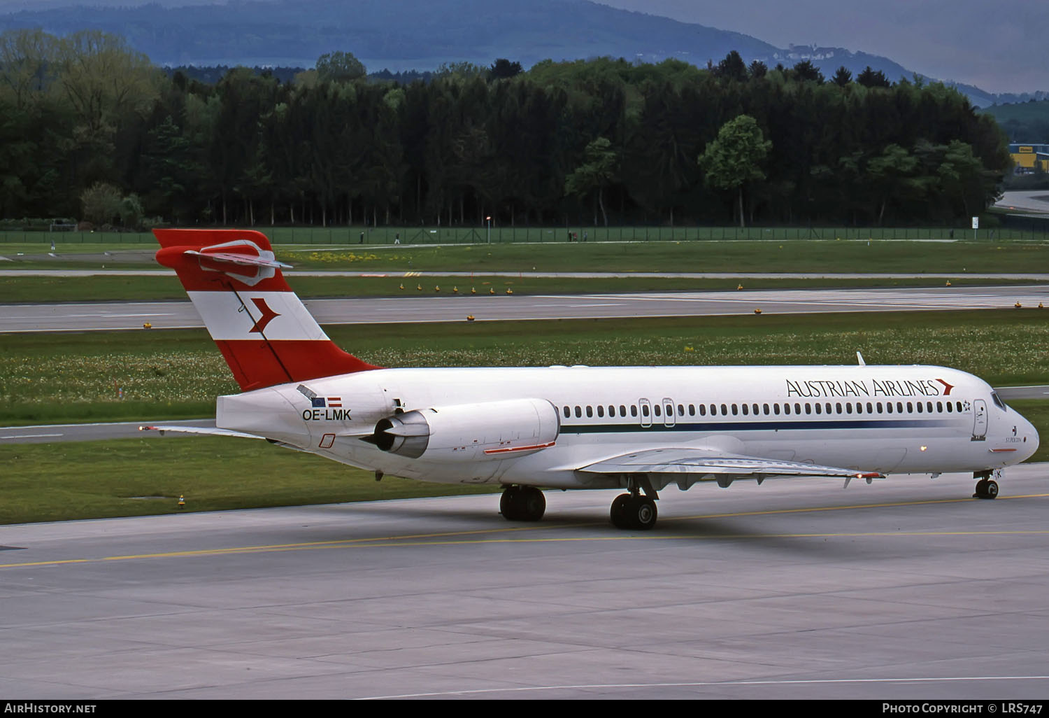 Aircraft Photo of OE-LMK | McDonnell Douglas MD-87 (DC-9-87) | Austrian Airlines | AirHistory.net #291812
