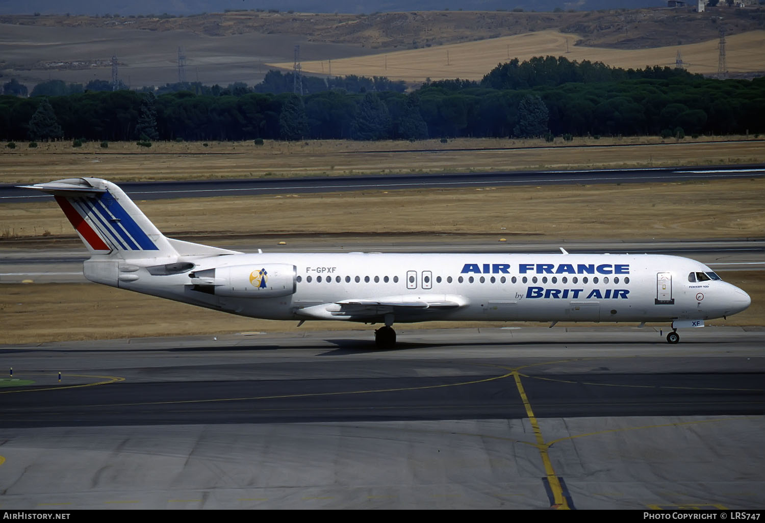 Aircraft Photo of F-GPXF | Fokker 100 (F28-0100) | Air France | AirHistory.net #291842