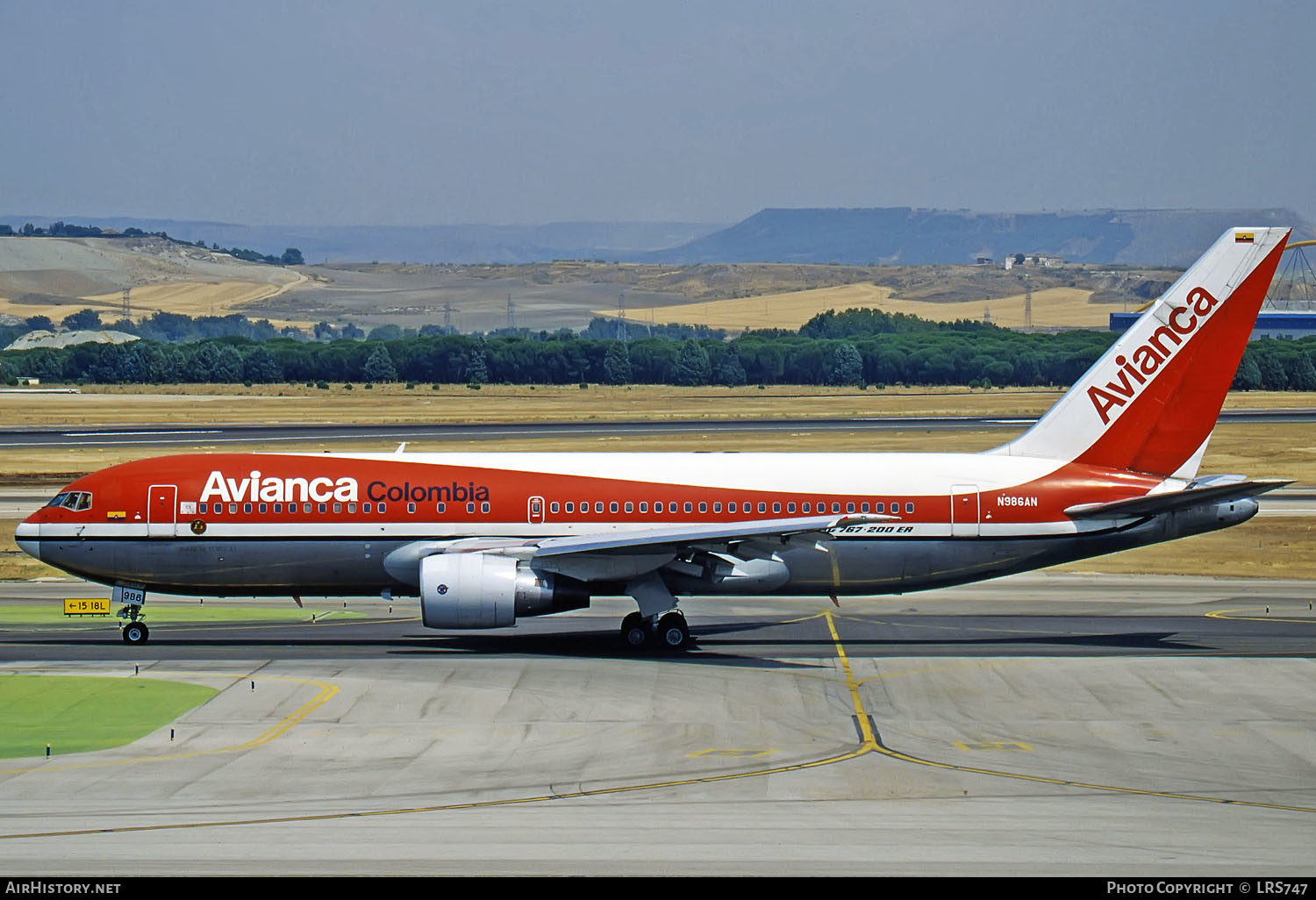 Aircraft Photo of N986AN | Boeing 767-259/ER | Avianca | AirHistory.net #291851