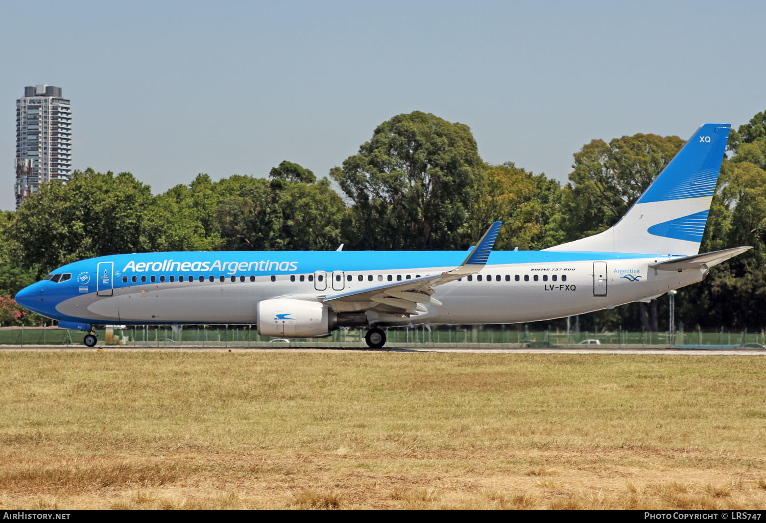 Aircraft Photo of LV-FXQ | Boeing 737-8MB | Aerolíneas Argentinas | AirHistory.net #291857