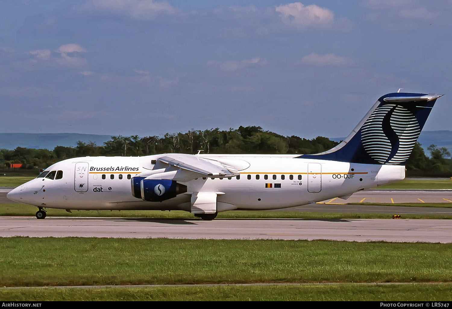 Aircraft Photo of OO-DJF | British Aerospace BAe-146-200 | SN Brussels Airlines | AirHistory.net #291862