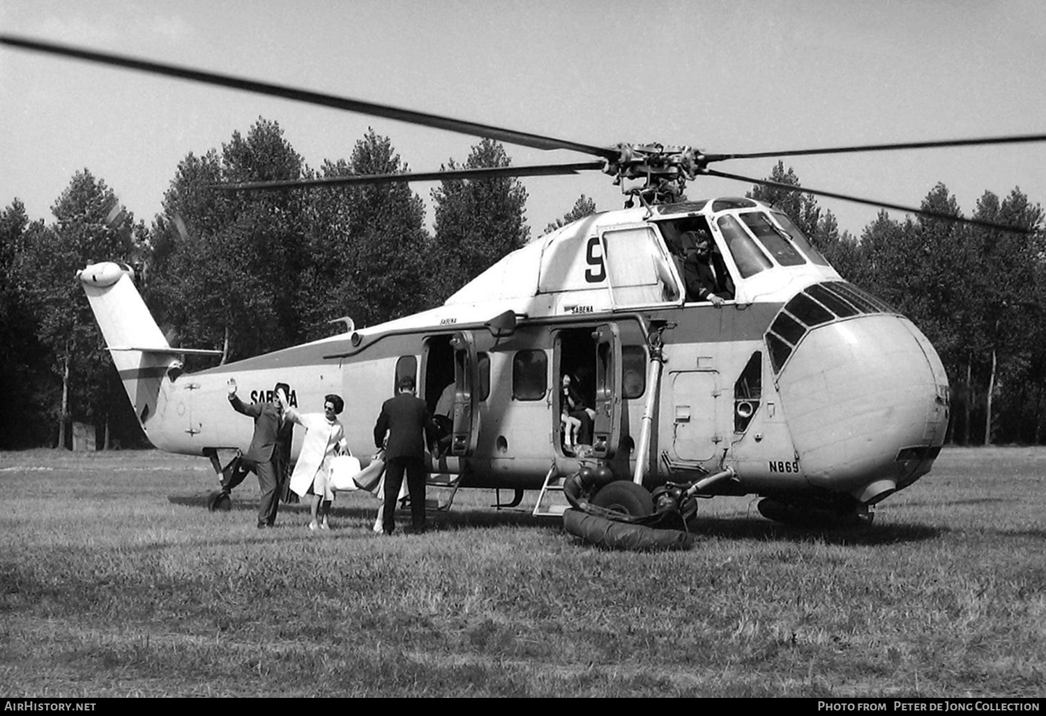 Aircraft Photo of N869 | Sikorsky S-58C | Sabena | AirHistory.net #291905