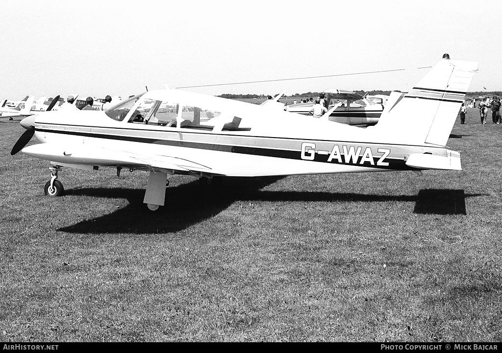 Aircraft Photo of G-AWAZ | Piper PA-28R-180 Cherokee Arrow | AirHistory.net #291923